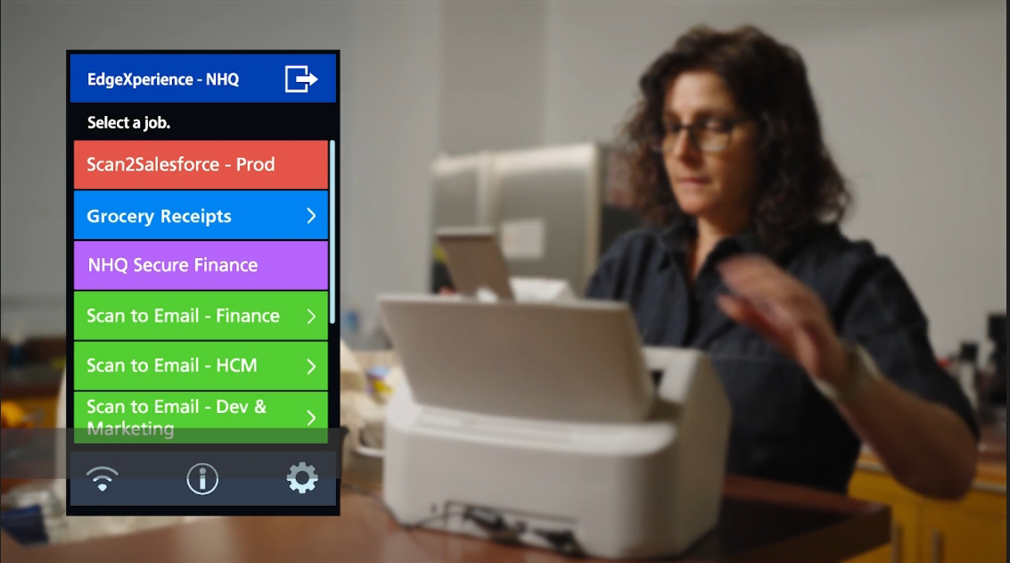 screenshot of EdgeXperience Capture Service